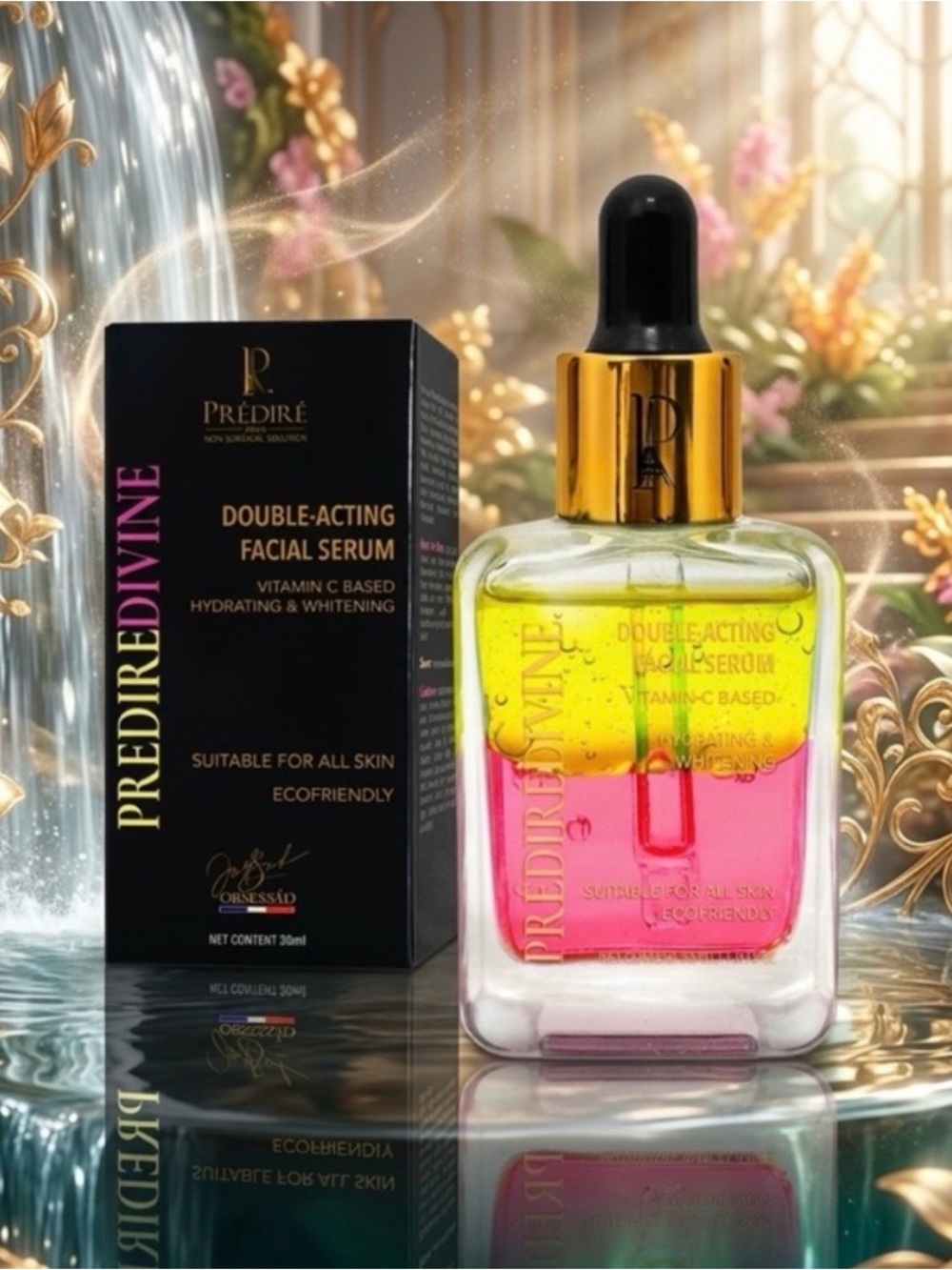 Prédiré Paris Vitamin C Double-Acting Facial Serum 30ml NIB